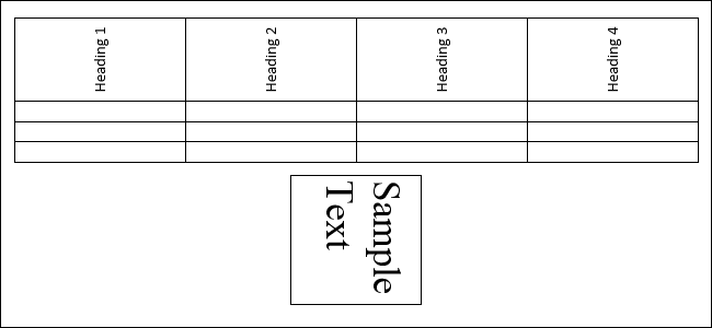 How to Change the Direction of Text in Word 2013