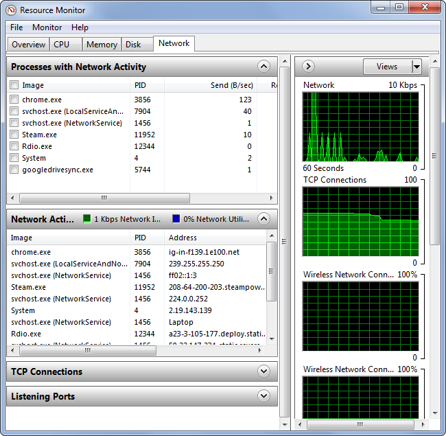 View Network Traffic Resource Monitor Beginner Geek: What Every Windows User Needs to Know About Using the ...