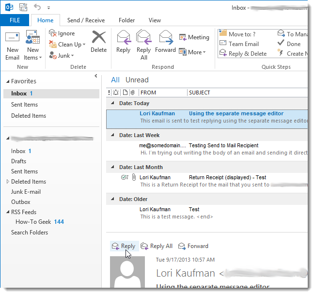 How to Enable and Disable the Separate Message Editing Window for ...
