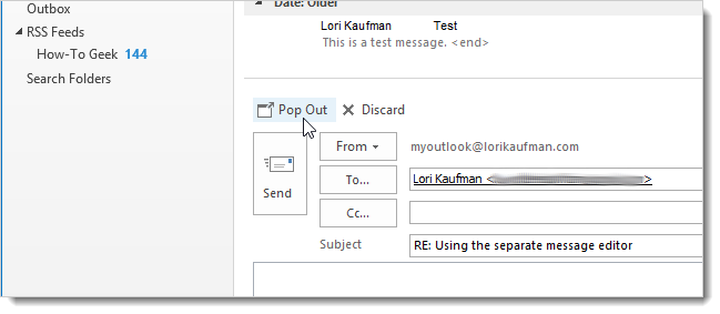 How to Enable and Disable the Separate Message Editing Window for ...