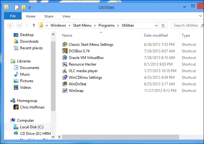 How to Organize the All Apps List on Windows 8