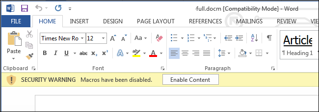 Macros Explained: Why Microsoft Office Files Can Be Dangerous