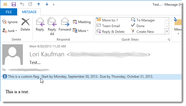 How to Add a Note to an Email Message in Outlook 2013