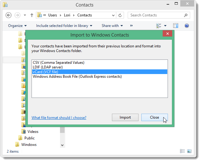 How to Import Contacts Into and Export Contacts From the Windows ...