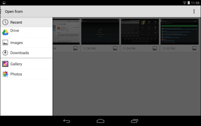 Android Picker Example Screenshot Tour: 10 New Features and Changes in Android 4.4 KitKat