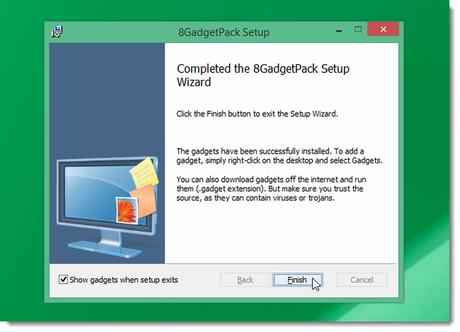 How to Add Gadgets Back to Windows 8.1 or 10