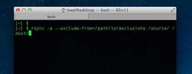 How to Exclude Files from Rsync