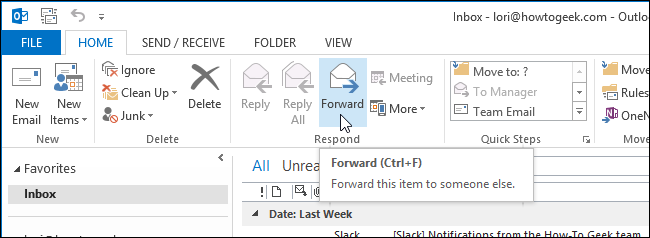 How to Forward Multiple Email Messages to a Single Recipient in Outlook ...