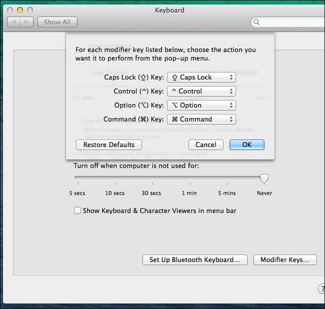 How the Command and Option Keys Work on a Mac