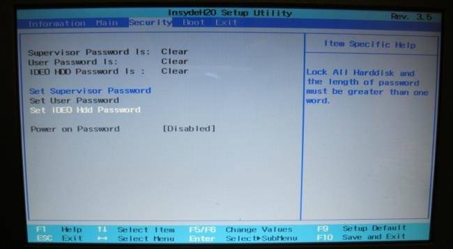 set-hard-disk-password-in-bios
