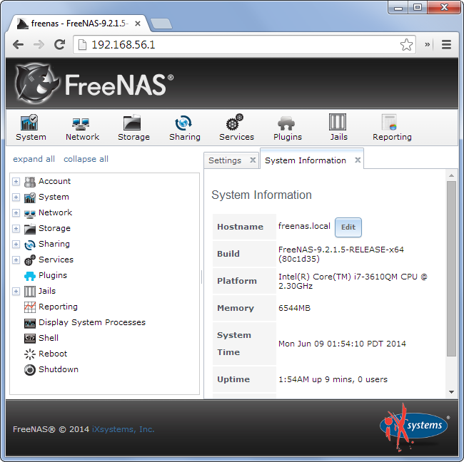 Freenas Web Interface How to Turn an Old PC Into a Home File Server