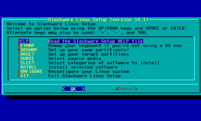 slackware-setup
