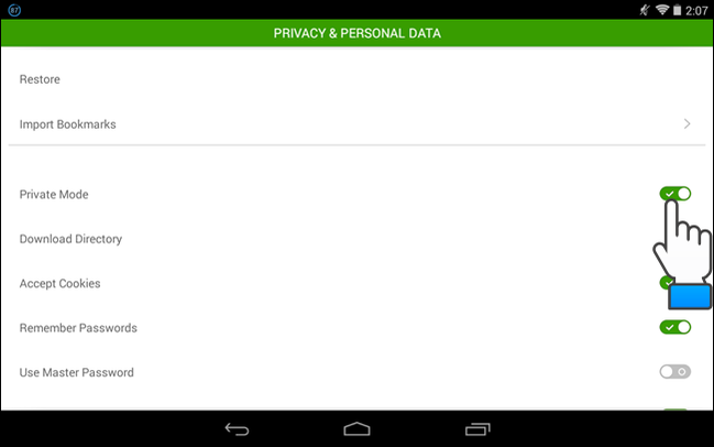 How to Use Private Browsing to Hide Your Tracks on Android
