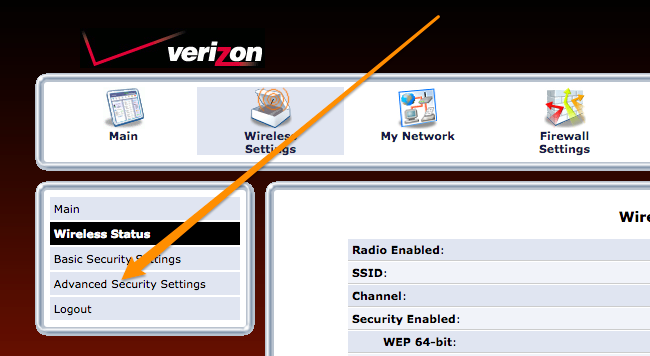 How to Change the Wi-Fi Network Password on Your Verizon FIOS Router
