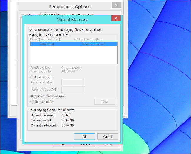 How Big Should Your Page File or Swap Partition Be?