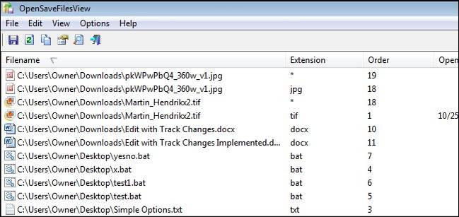 Open Current File How to See a List of Your Recently Opened Files in Windows