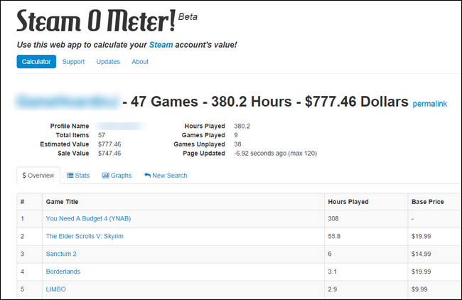 How to See the Money and Time You've Spent On Steam Games