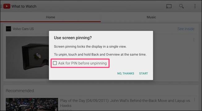 How to Pin Screens in Android 5.0 for More Security and Privacy