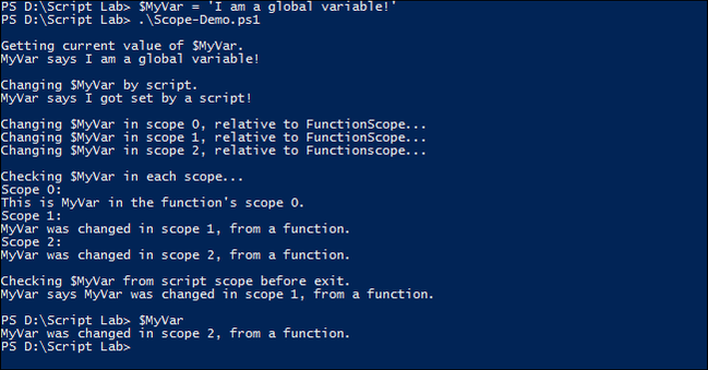 Scope Scripting How Scopes Affect PowerShell Scripts