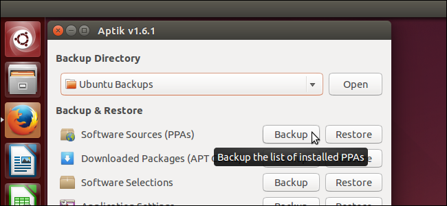 Backing up PPAs on Ubuntu.