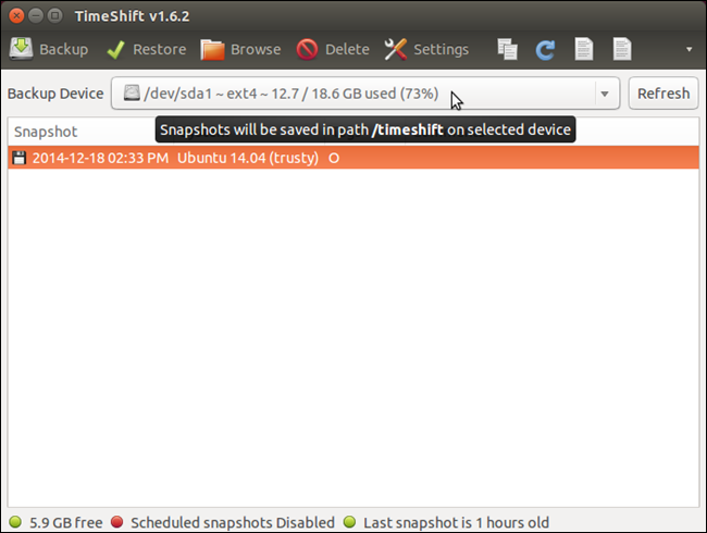 How to Restore Your Ubuntu Linux System to its Previous State