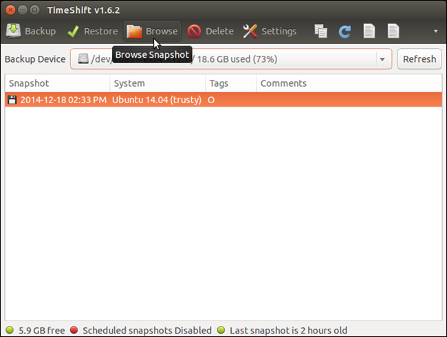 How to Restore Your Ubuntu Linux System to its Previous State