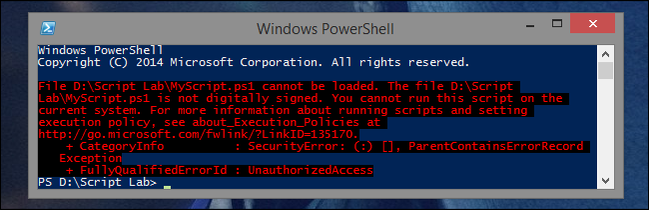 [bug} error code after open powershell via https: ... How to Configure Windows to Work with PowerShell Scripts More Easily