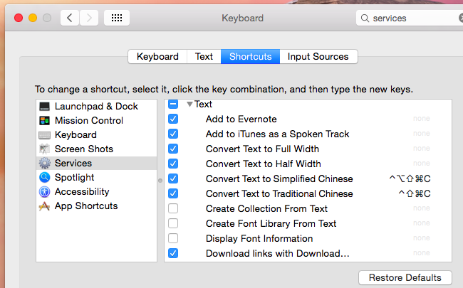 Use Your Mac’s Services Menu to Perform Quick Actions