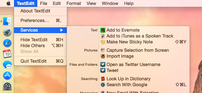 Use Your Mac’s Services Menu to Perform Quick Actions