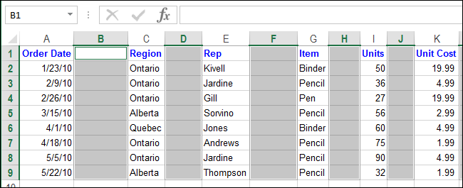 How to Quickly and Easily Delete Blank Rows and Columns in Excel