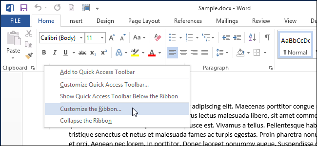 How to Quickly Select an Entire Sentence at a Time in Word 2013