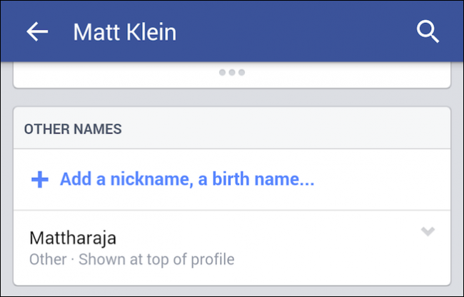 How to Add Nicknames to Your Facebook Profile