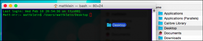 How to Open Terminal in the Current OS X Finder Location
