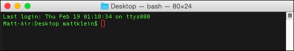 How to Open Terminal in the Current OS X Finder Location