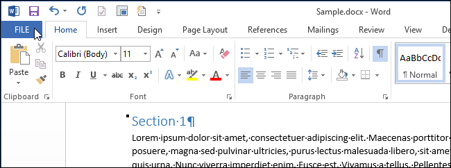 How to Get Rid of the Paste Options Box in Word 2013