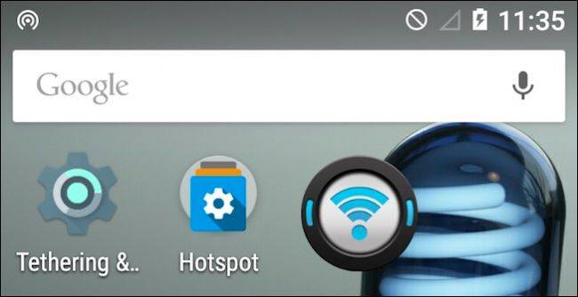 How to Add a Hotspot Shortcut to the Android Home Screen