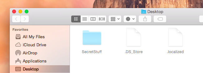 How to Hide Files and View Hidden Files on Mac OS X