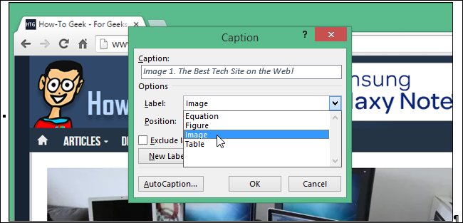 How to Add and Delete Custom Caption Labels in Word 2013