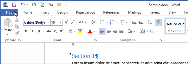 How to Get Rid of the Blue Squiggly Underlines in Word 2013