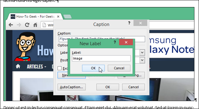 Import Word Label How to Add and Delete Custom Caption Labels in Word 2013