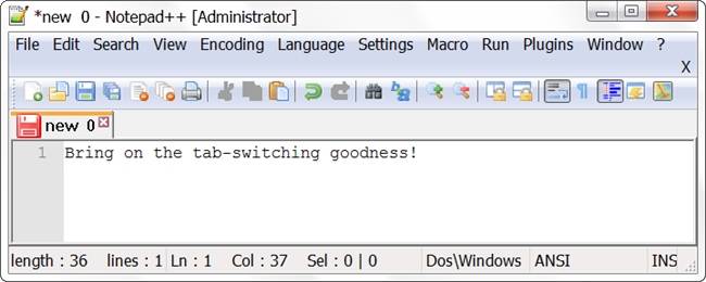 Does Notepad++ Support Switching Between Tabs Using Numbers?