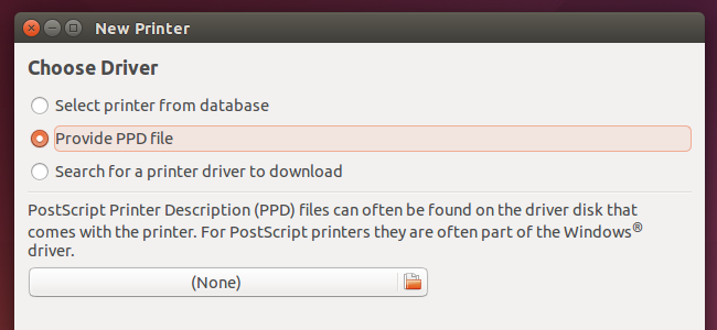 Printer Driver File Type Example How to Install Printer Drivers on Linux