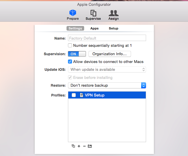 Create a Configuration Profile to Simplify VPN Setup on iPhones and iPads