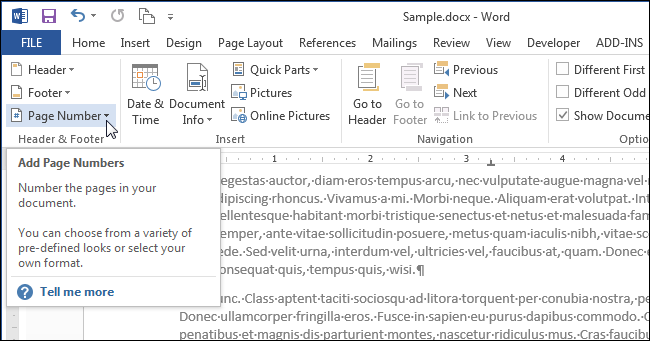 How to Add a Header or Footer to a Word Document