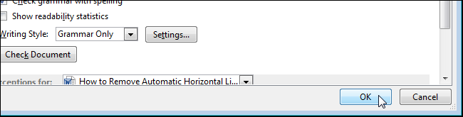 How to Remove Automatic Horizontal Lines in Word