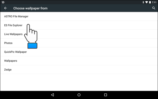 How to Select a Wallpaper Image on Your Android Device