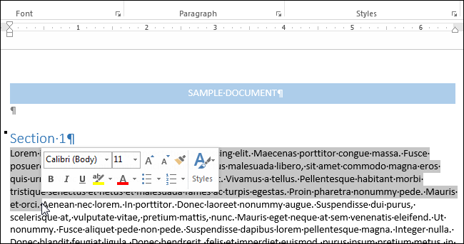 To Select One Word Computer How to Quickly and Easily Select Blocks of Content in Word