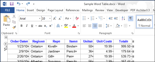 Table Select All Rows How to Select All or Part of a Table in Word