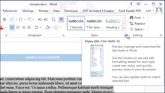 Style Formating Paragraph How to Set Paragraph Formatting in Word