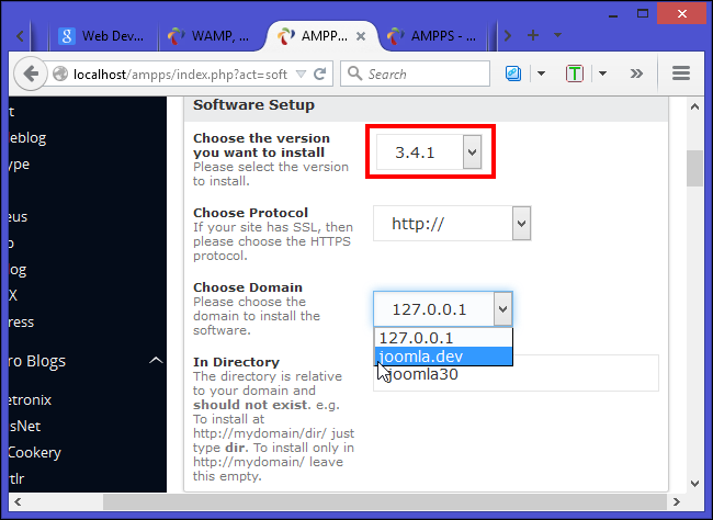 How to Use AMPPS to Install Joomla Locally on Your PC